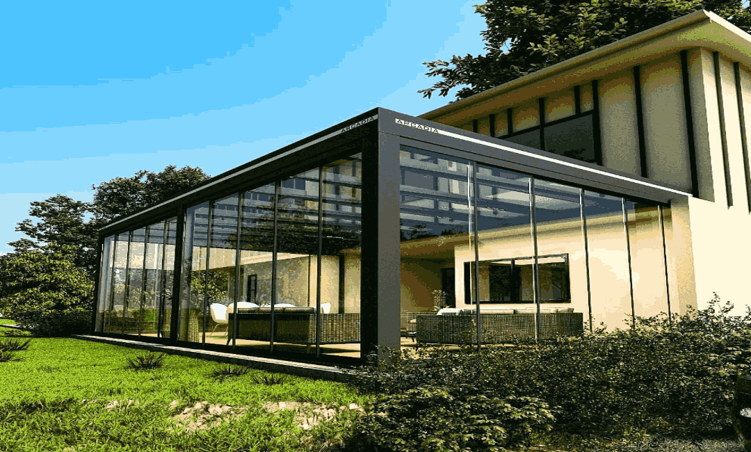 Glasdach Terrasse