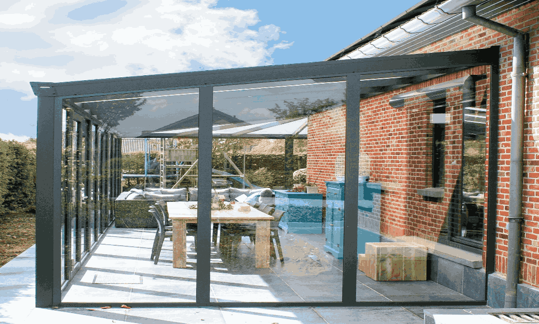 Glasdach Terrasse