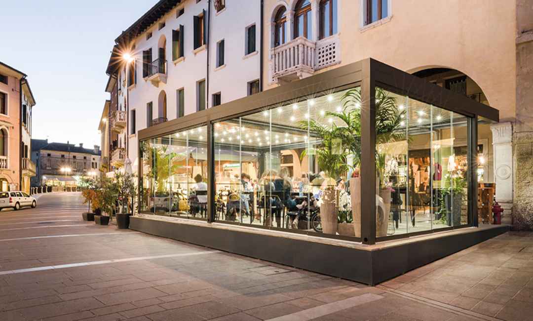 Pergola aus Aluminium