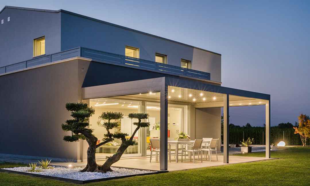 Pergola aus Aluminium