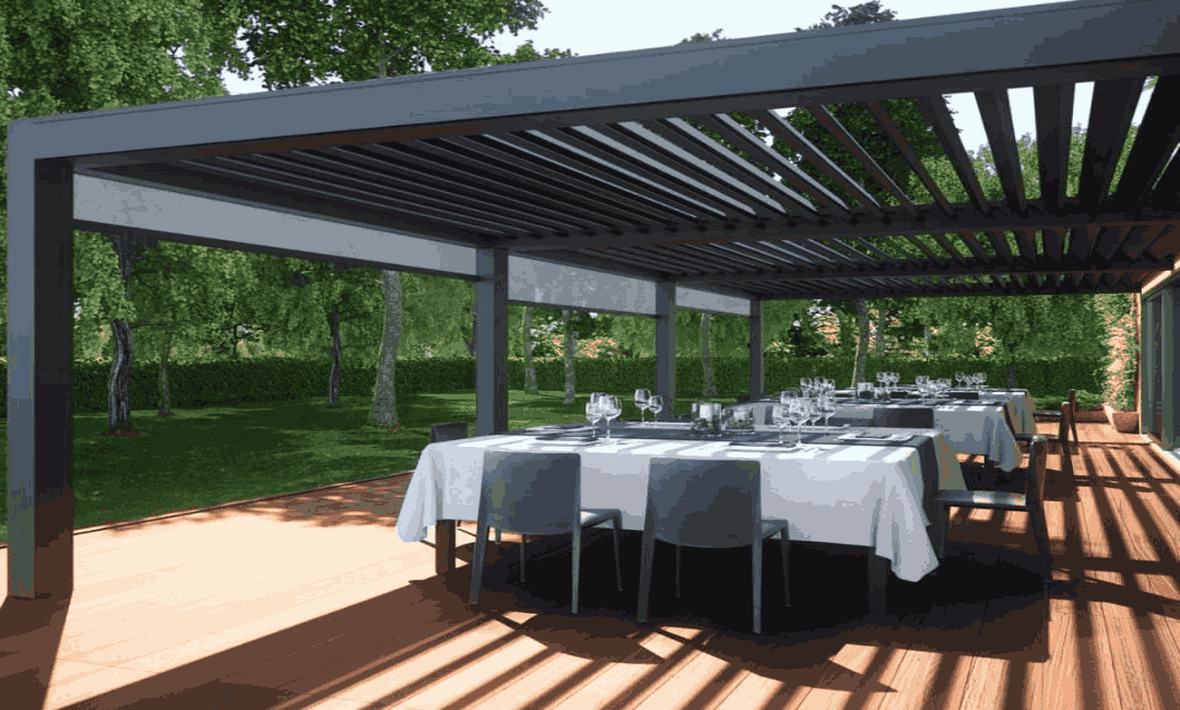 Alüminyum Pergola Gölgelendirme Sistemleri
