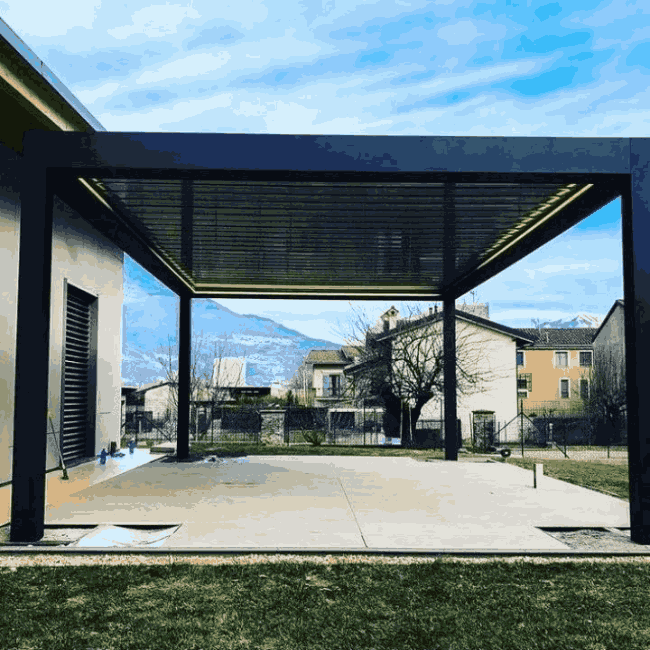 Bioklimatik Pergola Tavanı Tamamen Kapanır Mı?