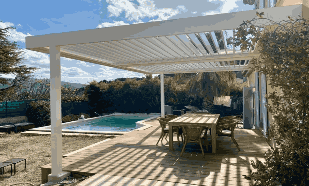Havuz Çevresi Pergola Kapatma Modelleri