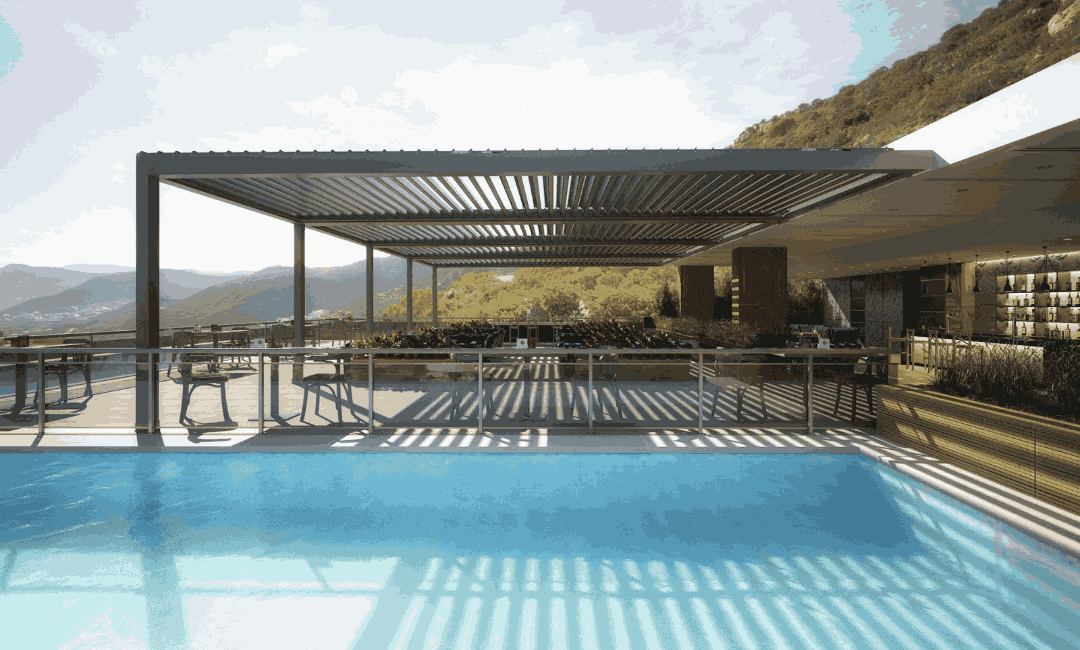 Havuz Çevresi Pergola Kapatma Modelleri