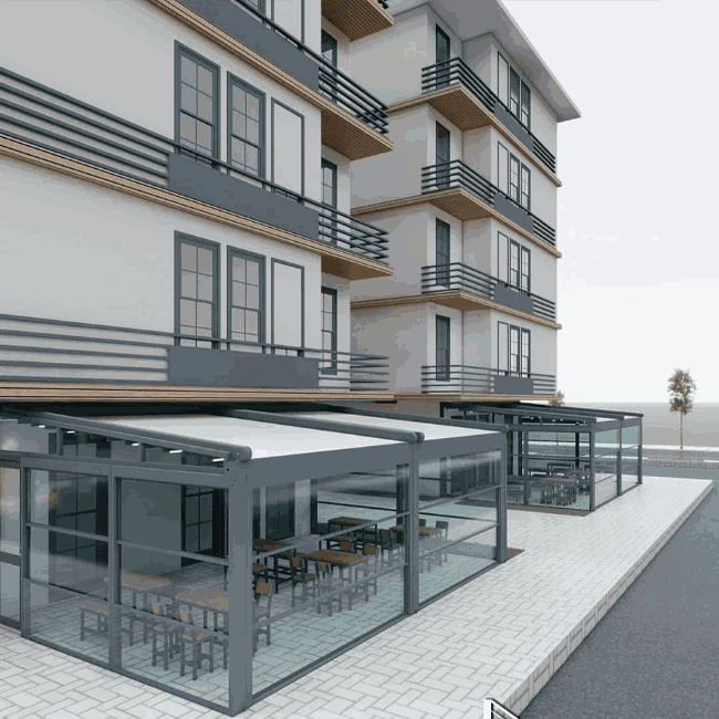 Elektrikli Giyotin Cam Balkon