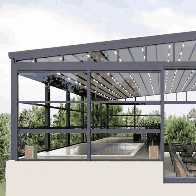 Kumandalı Giyotin Cam Balkon