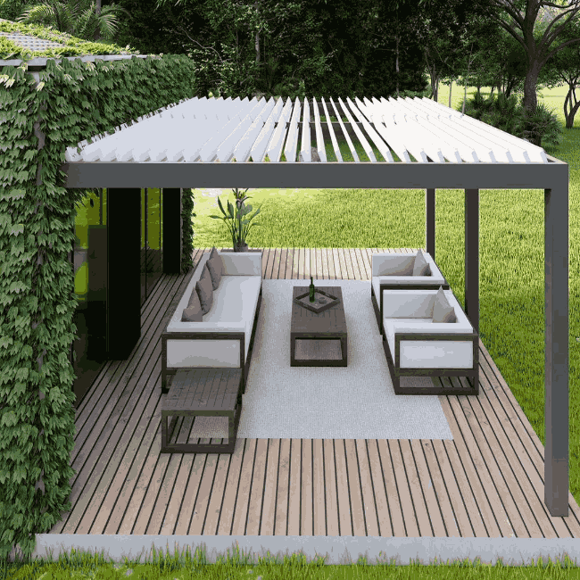 Motorlu Bioklimatik Pergola