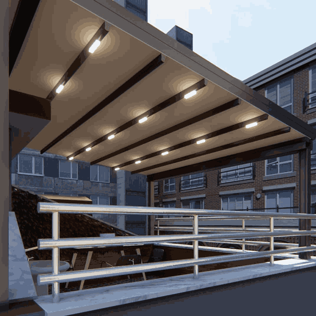 Üstü Açık Balkon Kapatma