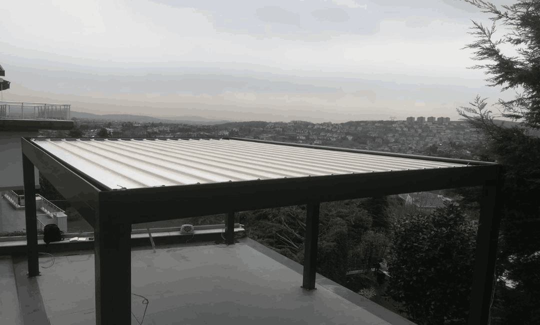 Sandviç Panel Teras Kapama Modelleri