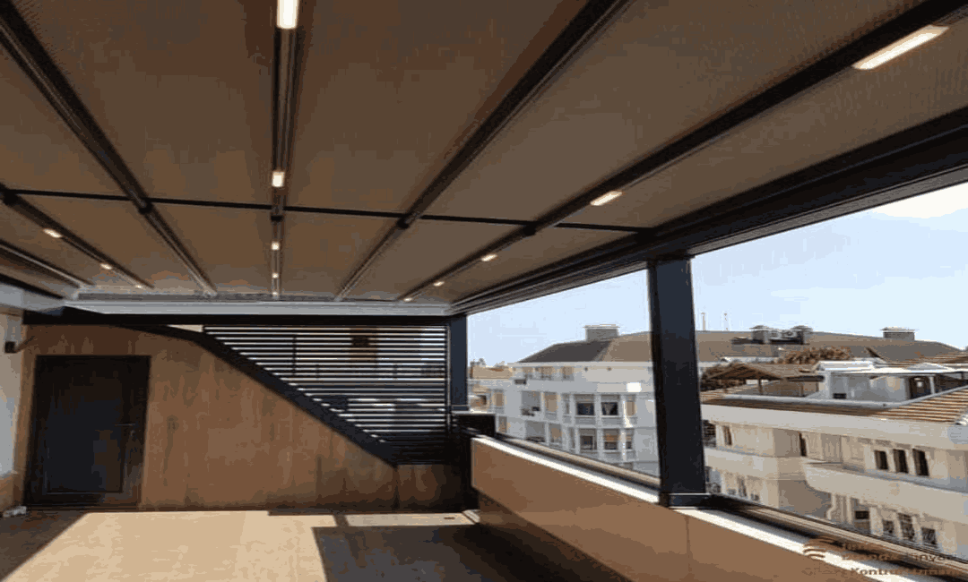 Teras Üstü Pergola Kapatma
