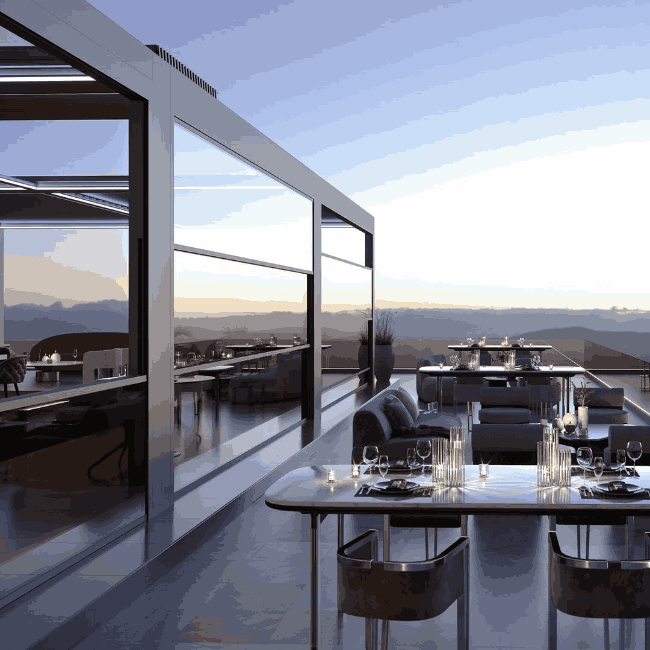 Uzaktan Kumandalı Giyotin Cam Balkon Fiyatları