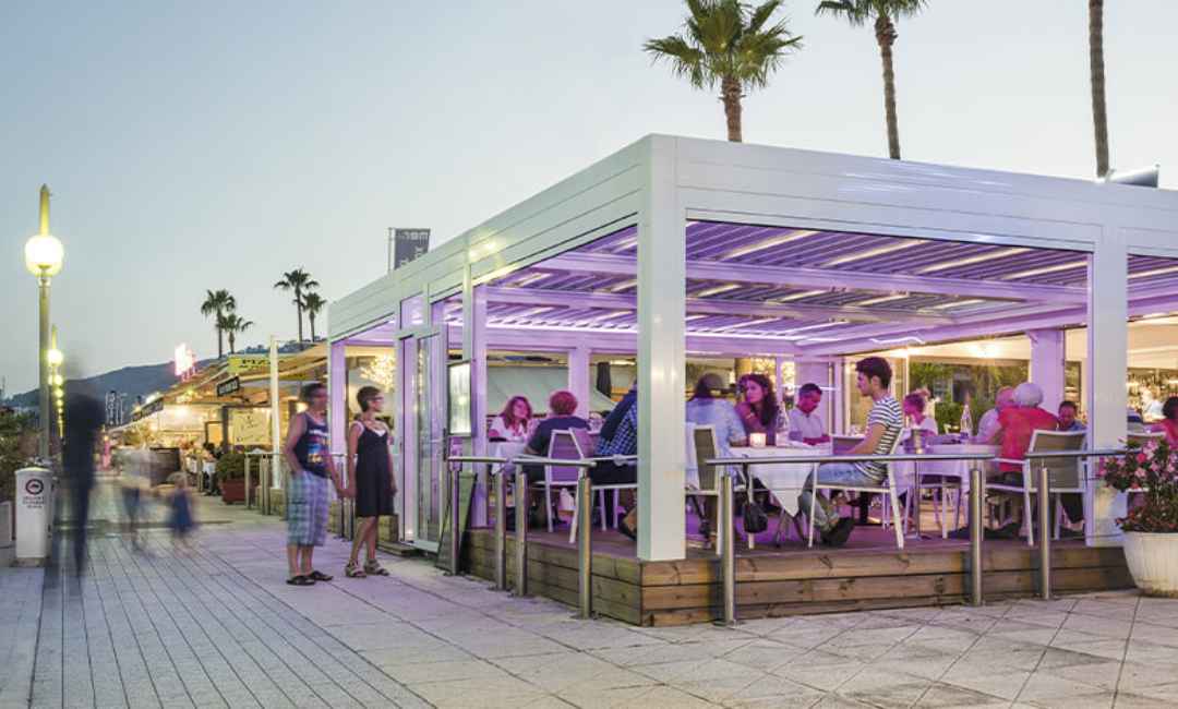 Hareketli Alüminyum Pergola Tavan