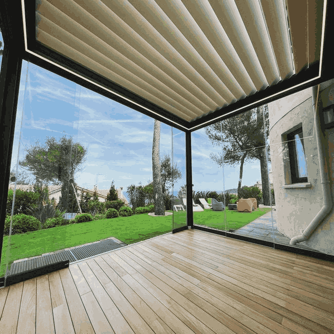 Bioclimatic Rolling Roof