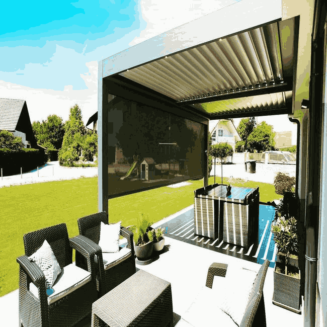 Bioclimatic Rolling Roof