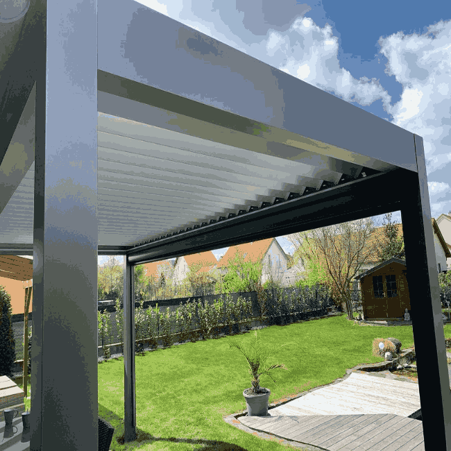 Pistonlu Bioclimatic Pergola