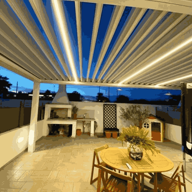 Pistonlu Bioclimatic Pergola