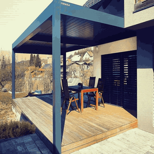 Pistonlu Bioclimatic Pergola