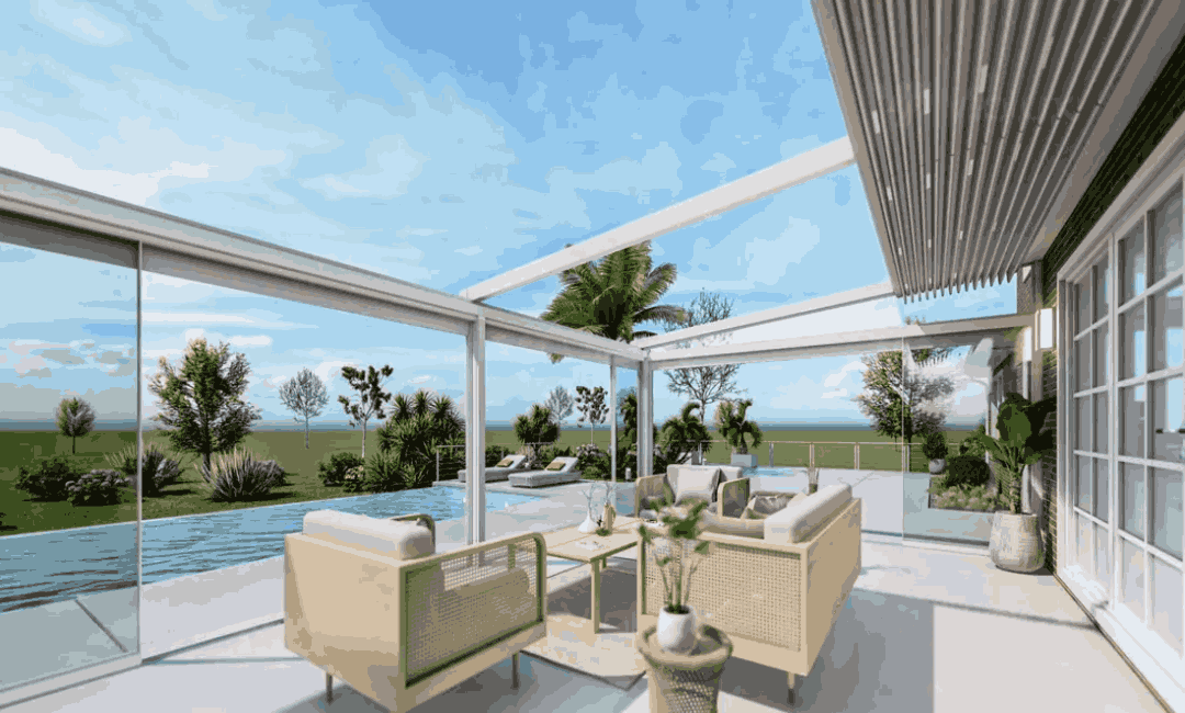 Raylı Pergola